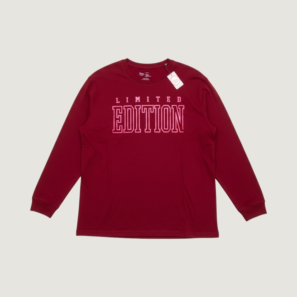 NWT Rosewine Pink Limited Edition Graphic Long Sleeve Tee XXL Flirtitude Active‎